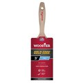 Wooster 3" Flat Sash Paint Brush, Gold CT Polyester Bristle, Wood Handle 5232